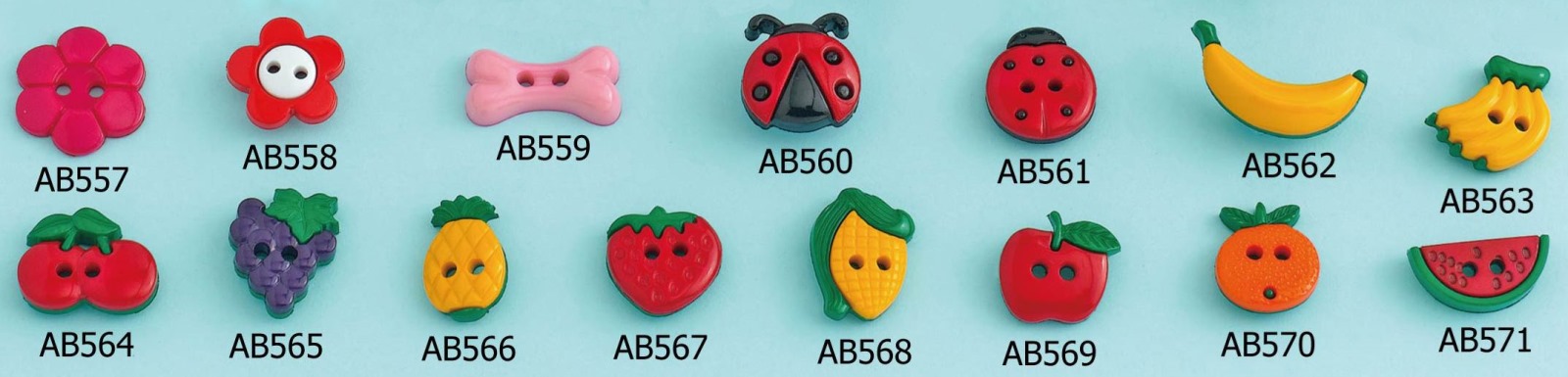 兒童鈕釦 AB504～AB571